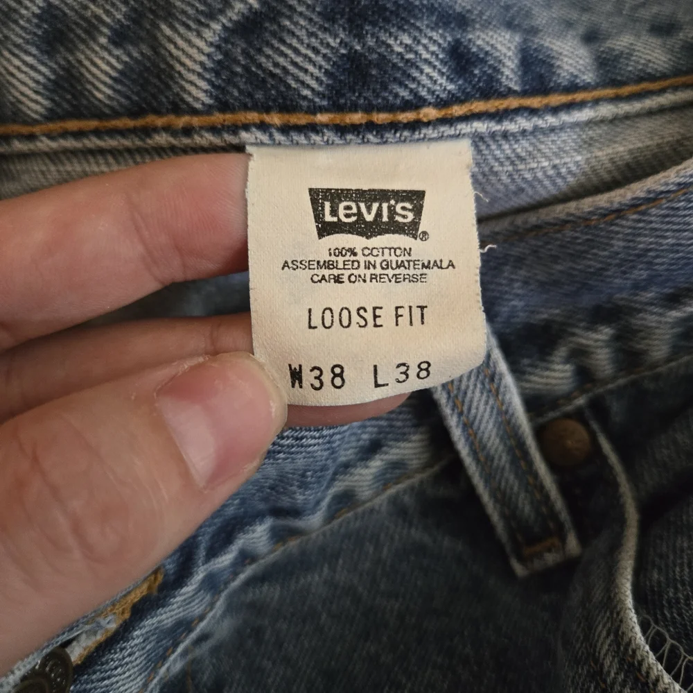 Vintage Levi's 100% Cotton 545 Big And Tall Loose Fit Jeans 38x38